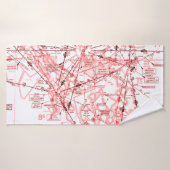 航空図 バスタオル (バスタオル)