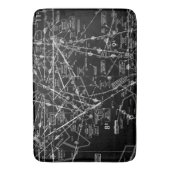 航空図 バスマット (正面縦)