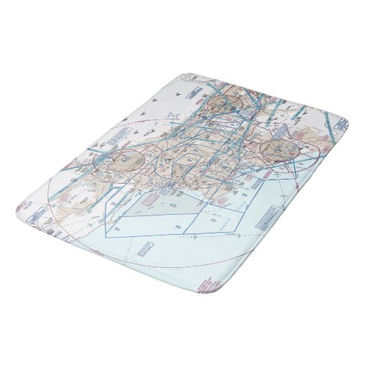 航空図 バスマット (アングル)