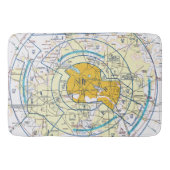 航空図 バスマット (正面)