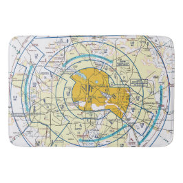 航空図 バスマット