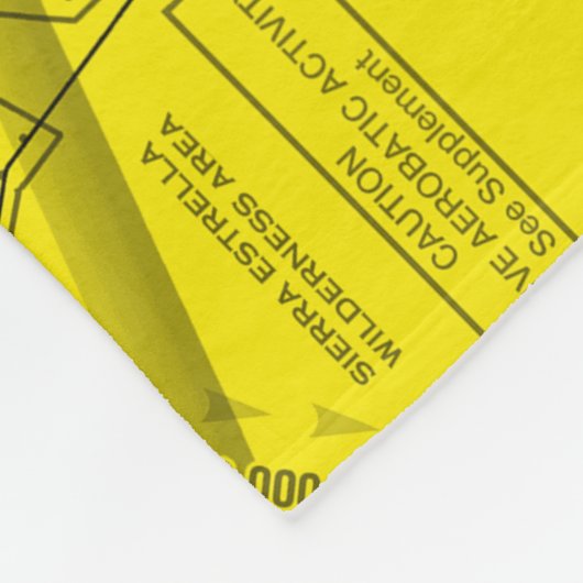 航空図 フリースブランケット (角)