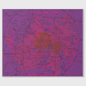 航空図 ラッピングペーパー (フラット)