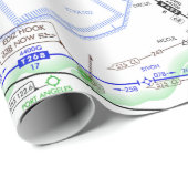 航空図 ラッピングペーパー (ロールコーナー)