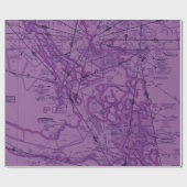 航空図 ラッピングペーパー (フラット)