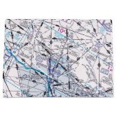 航空図 ラージペーパーバッグ (正面)