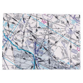 航空図 ラージペーパーバッグ (裏面)