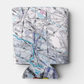 航空図 缶クーラー (裏面)