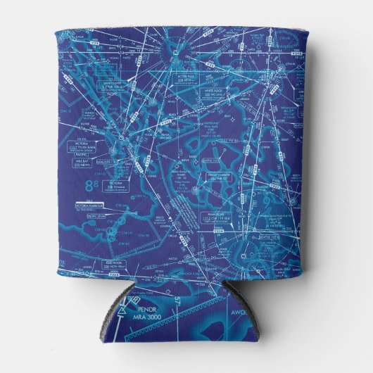 航空図 缶クーラー (正面)