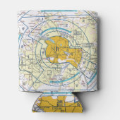 航空図 缶クーラー (裏面)