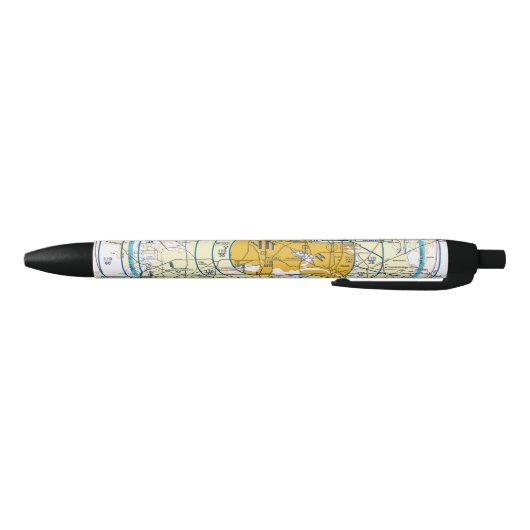 航空図 黒ボールペン (ボトム)