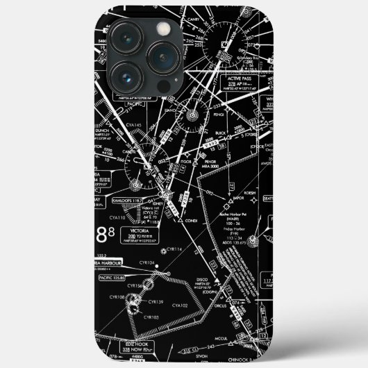航空図 Case-Mate iPhoneケース (裏面)