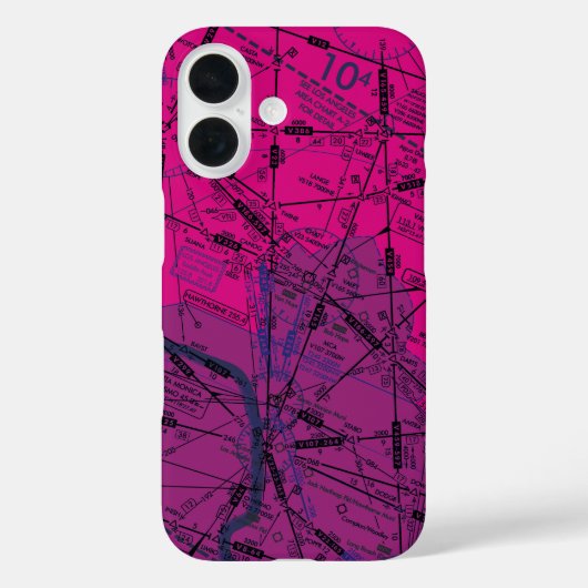 航空図 Case-Mate iPhoneケース (裏面)