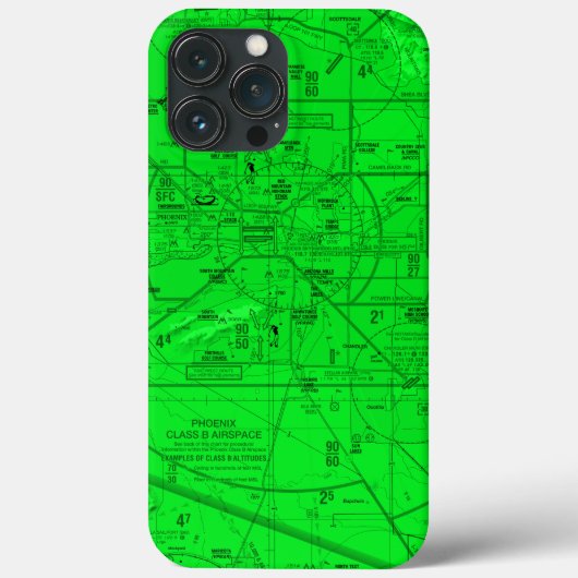 航空図 Case-Mate iPhoneケース (裏面)