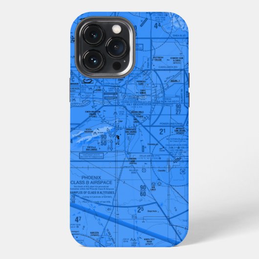 航空図 iPhoneケース (裏面)