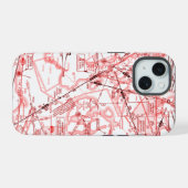 航空図 iPhone 15ケース (裏面横)