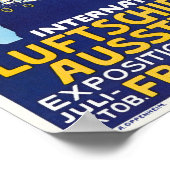 航空国際的展1909年ポスター ポスター (角)