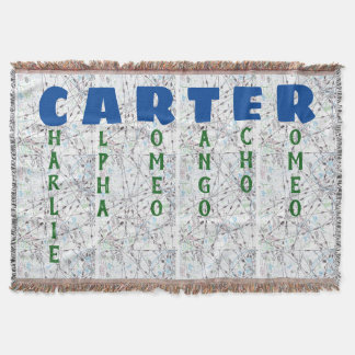 航空地図のパーソナライズな通話表 スローブランケット