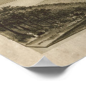 航空地図バレーフォージPAペンシルバニアポスター ポスター (角)