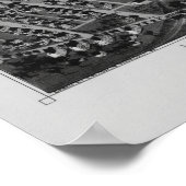 航空地図バーズボロPAペンシルバニア州ポスター1890 ポスター (角)