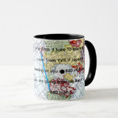 航空地図 マグカップ (正面右)