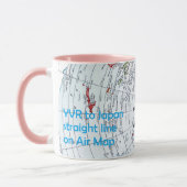 航空地図 マグカップ (左)