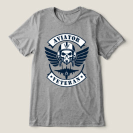 航空士退役軍人航空 トライブレンドTシャツ