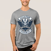 航空士退役軍人航空 トライブレンドTシャツ (正面)