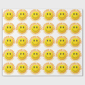 航空変種のスマイル ラッピングペーパー (フラット)