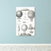 航空学 キャンバスプリント (インサイチュ (ウッドフロア))