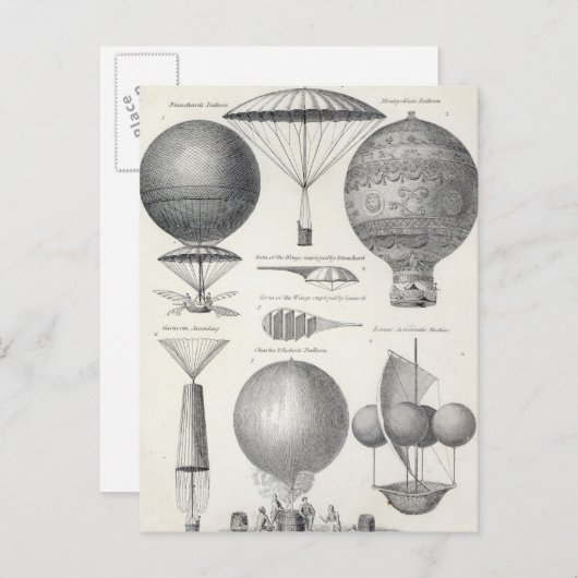 航空学 ポストカード (正面/裏面)