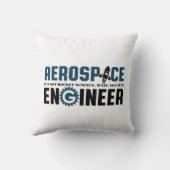 航空宇宙おもしろい技術者ユーモアそれがロケット科学である クッション (裏面)
