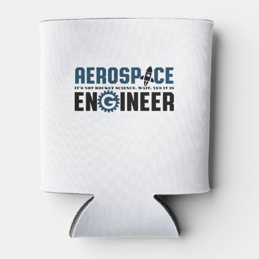 航空宇宙おもしろい技術者ユーモアそれがロケット科学である 缶クーラー (正面)