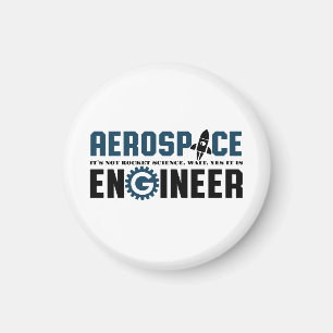 航空宇宙おもしろい技術者ユーモアIt's Rocket Science マグネット