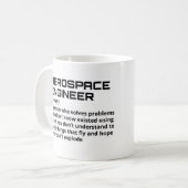 航空宇宙エンジおもしろいニア – 定義B-1 コーヒーマグカップ (正面左)