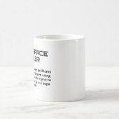 航空宇宙エンジおもしろいニア – 定義B-1 コーヒーマグカップ (中央)
