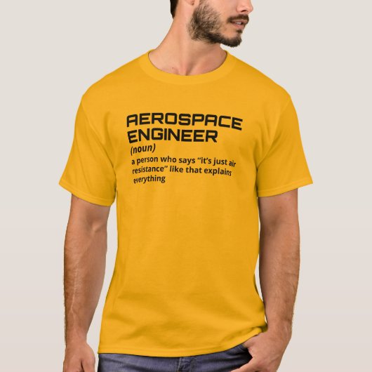 航空宇宙エンジおもしろいニア – 定義B-4 Tシャツ (正面)