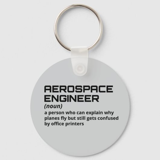 航空宇宙エンジおもしろいニア – 定義B-5 キーホルダー (正面)