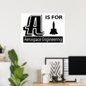 航空宇宙エンジニアリング ポスター (ホームオフィス)