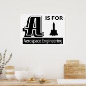 航空宇宙エンジニアリング ポスター (キッチン)