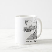 航空宇宙ボス熱気球航空技術者 コーヒーマグカップ (正面右)