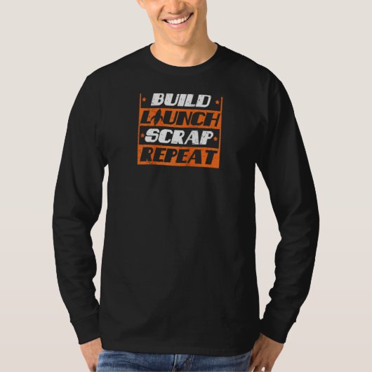 航空宇宙ロケット科学エンジニアリング宇宙船Ast Tシャツ (正面)