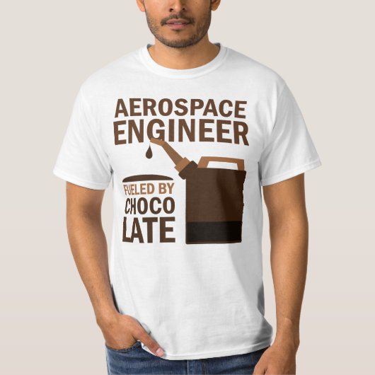 航空宇宙学の技術者のギフト(おもしろいな) Tシャツ (正面)