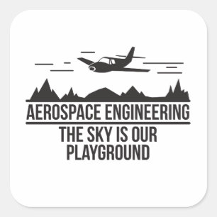航空宇宙学の技術者は空私達の運動場です スクエアシール