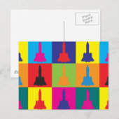 航空宇宙工学ポップアート ポストカード (正面/裏面)