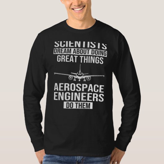 航空宇宙工学素晴らし者DoエンジニアリングEng Tシャツ (正面)
