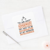 航空宇宙技師だ スクエアシール (封筒)