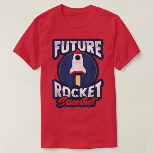航空宇宙技術者協会ロケット科学デザイン Tシャツ (デザイン正面)