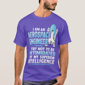 航空宇宙技術者広報ロケット科学デザイン Tシャツ