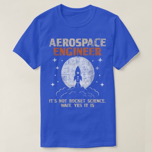 航空宇宙技術者航空エンジニアリング航空業務 Tシャツ (デザイン正面)
